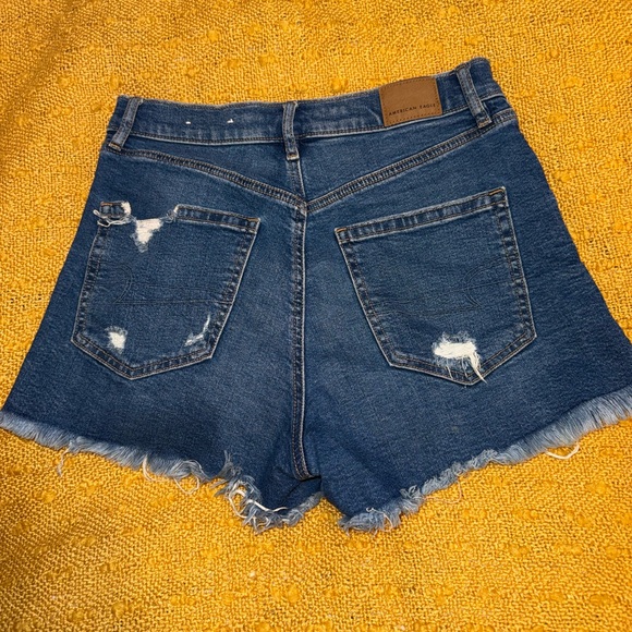 American Eagle Outfitters Women's Blue Denim Shorts - Picture 6 of 6